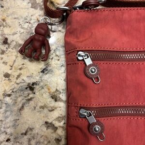 Vintage Kipling Crossbody Bag with original monkey keychain
